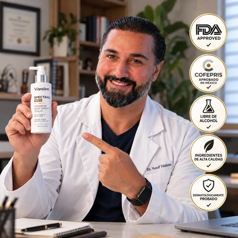 AVALADO POR DERMATóLogOS Y RESPALDADO POR MAS DE 25 ESTUDIOS